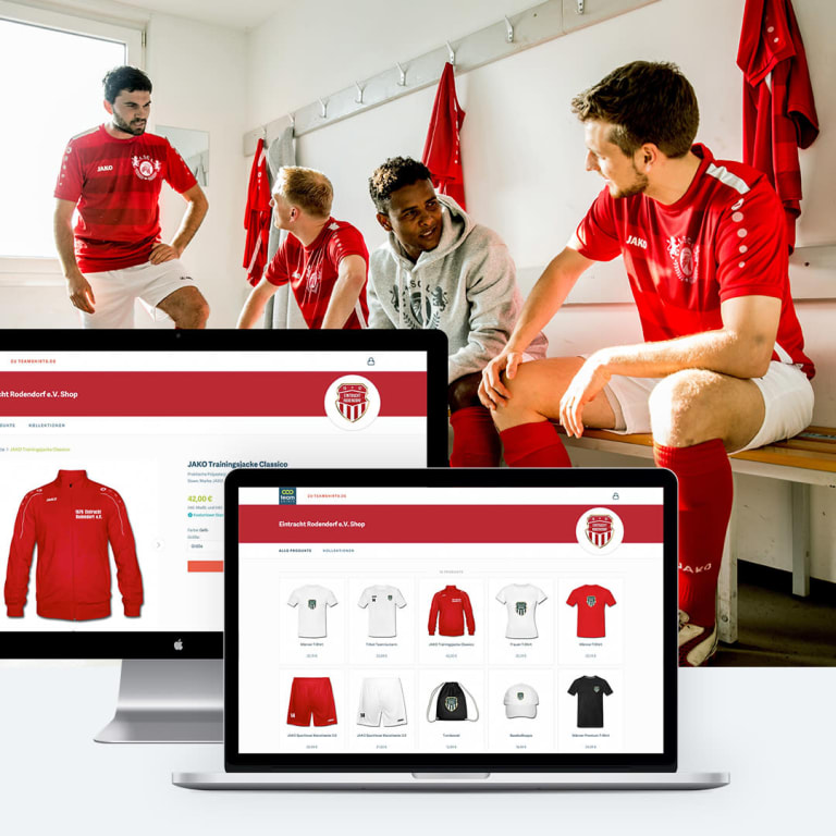 Online Druckerei für Teamoutfits - Textildruck | TeamShirts